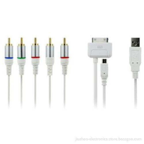 iPod/iPhone/iPad Component AV/USB cable